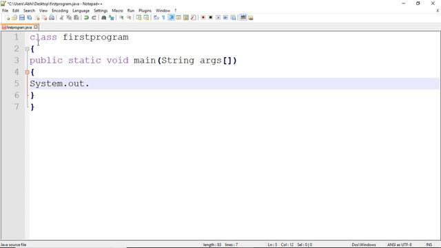eXplore How To Create and Run your First Java Program - [In Hindi] смотреть онлайн