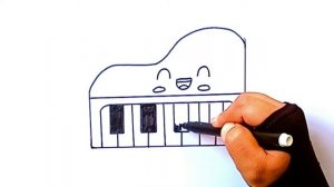 Piano Drawing | How to draw a PIANO | Kids drawing | Pencil Sketch