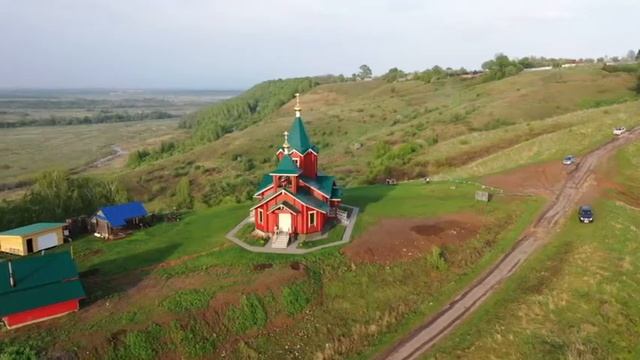 Церковь Михаила Архангела в селе Хабарское (видео 2 лето) смотреть онлайн