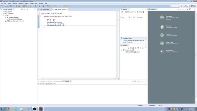 Java Tutorial 02 - Eclipse Mars© смотреть онлайн