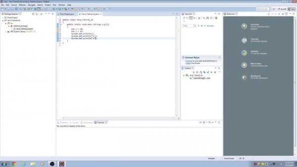 Java Tutorial 02 - Eclipse Mars©