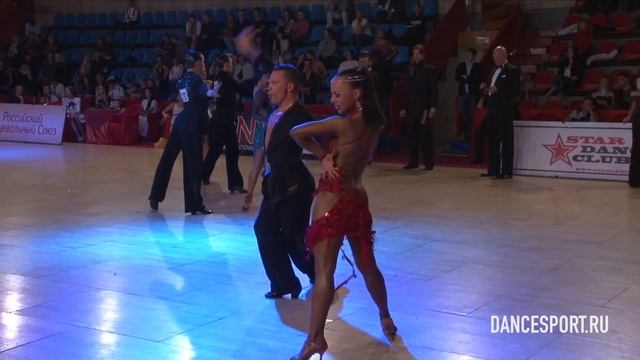 Мылкин Вячеслав - Шеховская Анастасия, 1/2 Cha-Cha-Cha смотреть онлайн