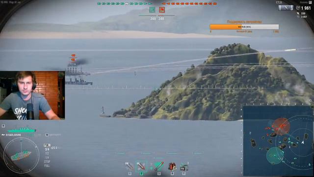 Чутка поиграем перед трёхдневным походом на гора / World of Warships⚓ смотреть онлайн