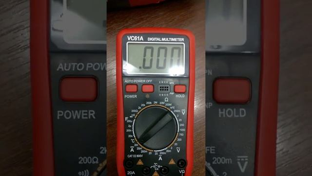 Мультиметр VC61А (тестер) смотреть онлайн