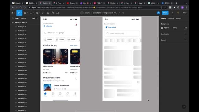 Creating loading effect in figma. смотреть онлайн