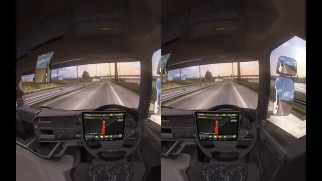Euro Truck Simulator 2 with Native Oculus Rift support смотреть онлайн