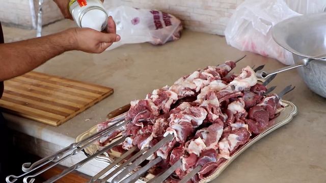 Настоящий Азербайджанский шашлык на даче/ KEBAB/ Kabab Hazirlanmasi/Kebab Keyfi