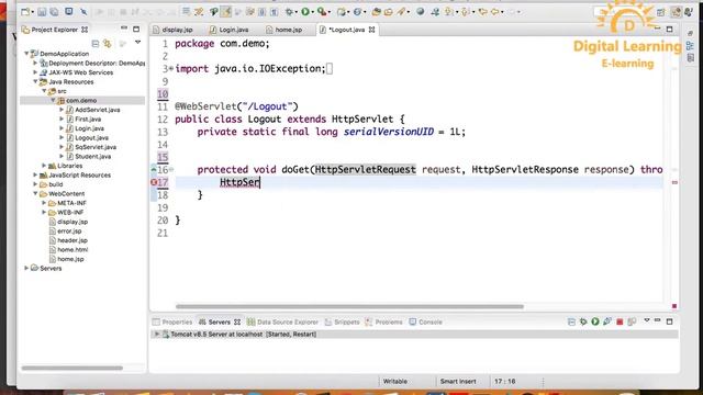 35 Servlet & JSP User Logout | Online Training Download app from below link смотреть онлайн