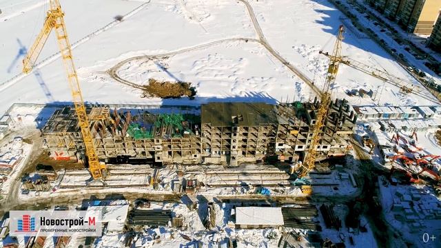 ЖК «Лукино-Варино» от застройщика «СУ 22» (аэросъемка: март 2018 г.) смотреть онлайн