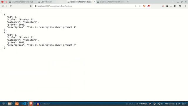 JSON Server #3 : How to Get Filtered Data from JSON Server. смотреть онлайн