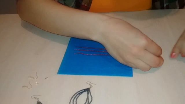 как сделать из бисера серьги капли смотреть онлайн