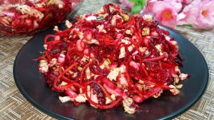 Беру Свёклу и готовлю Очень Вкусный Салат. Без Майонеза!  Постный, Легкий и Полезный Салат