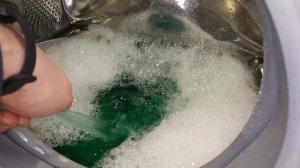 Experiment - Green Water- in a Washing Machine