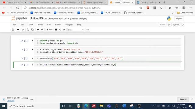Working with World Bank data in a more convenient way using Python смотреть онлайн