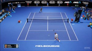 AO Tennis 2 - Rafael Nadal vs Roger Federer - Melbourne Park Gameplay (PC HD) [1080p60FPS]