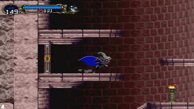 Castlevania symphony of the night 200+% part 3 | Двойной прыжок|Сильное начальное оружие|Облик волк смотреть онлайн