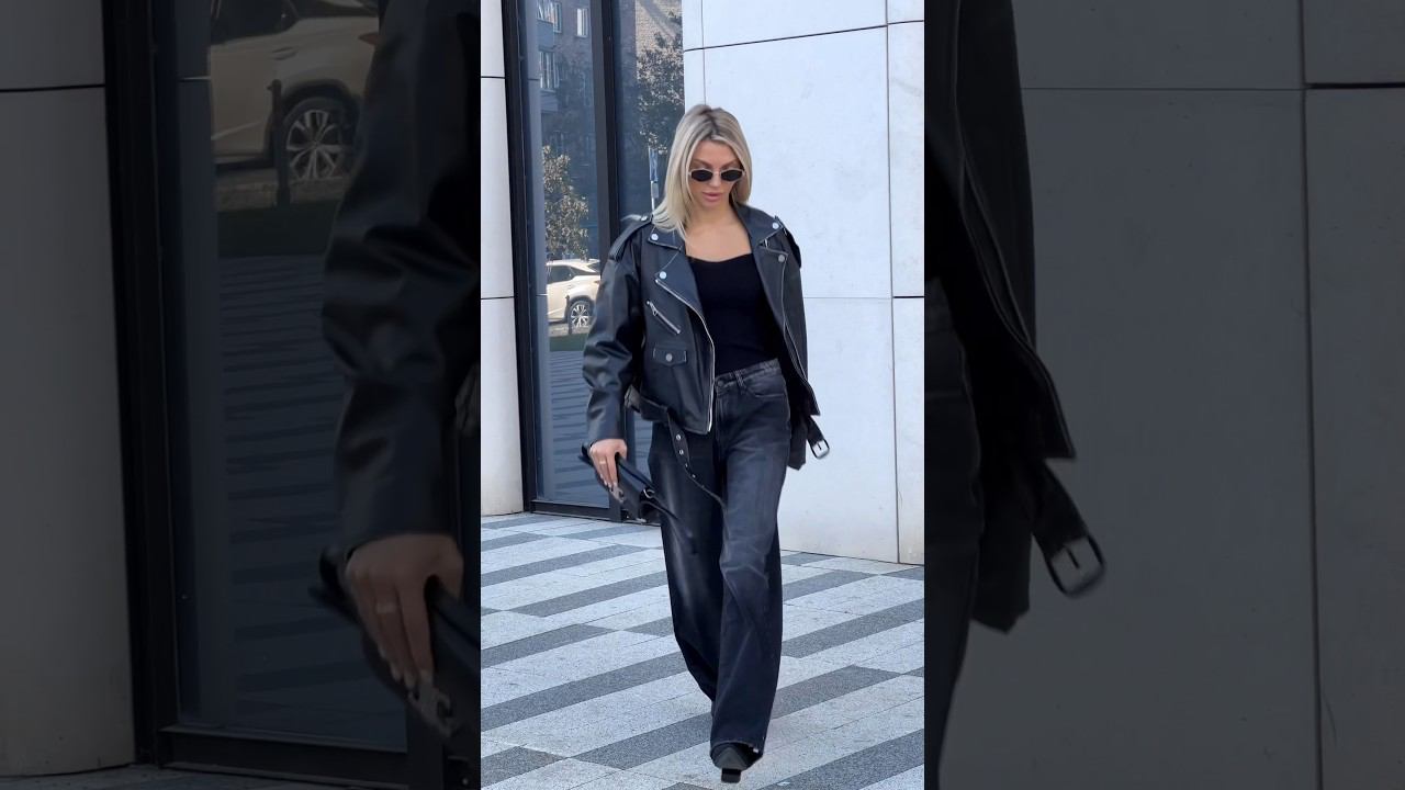 Формула выходного дня! Тренд осени 2024. Шикарная кожаная куртка от imperial смотреть онлайн