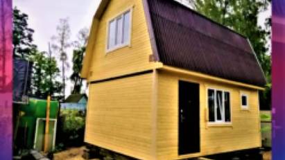 Поработал поконфликтовал–в баню, так и проходит жизнь! Каркасная баня с мансардой, Тульская область смотреть онлайн