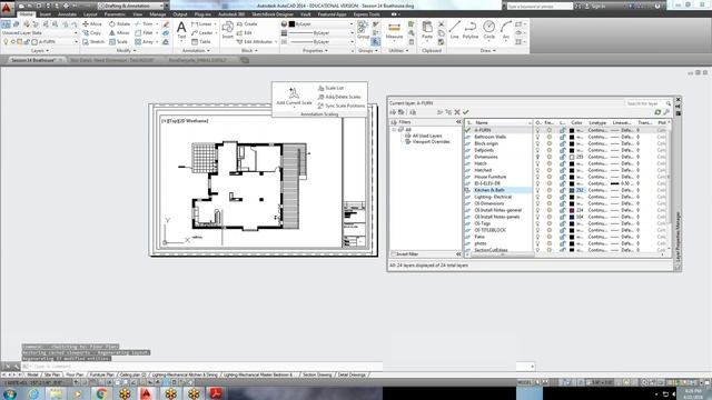 2016 04 21 17 35 AutoCad Session 14 смотреть онлайн