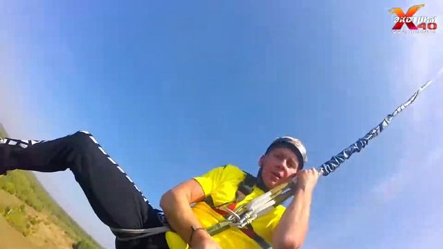 Прыжок с веревкой 65м. в Калуге - Макаров Александр смотреть онлайн