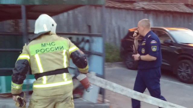 Пожар в Архангельске