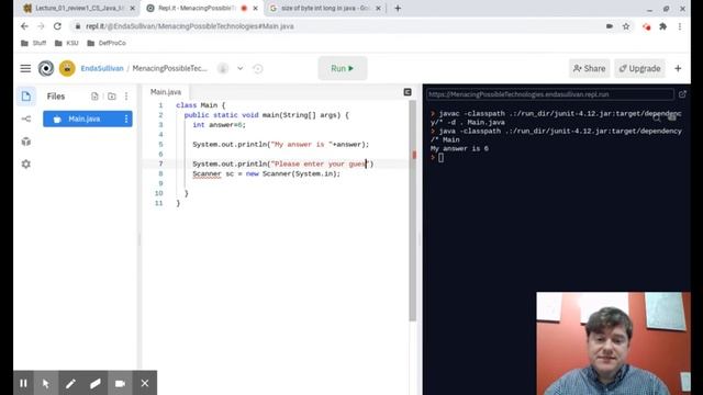 CS1322 Lecture 1 Variables, Read, Print, If смотреть онлайн