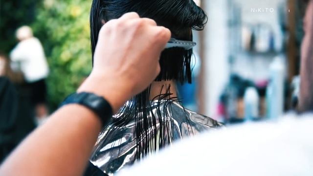 BOB HAIRCUT/ BOX BOB based on line technique - NIKITOCHKIN смотреть онлайн