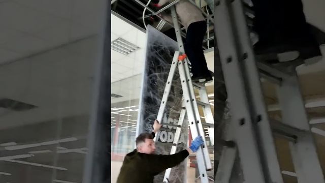 Декор для алко маркета "STM" в Макеевке. смотреть онлайн