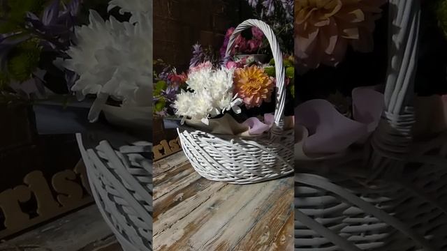 Сборка корзины цветов смотреть онлайн