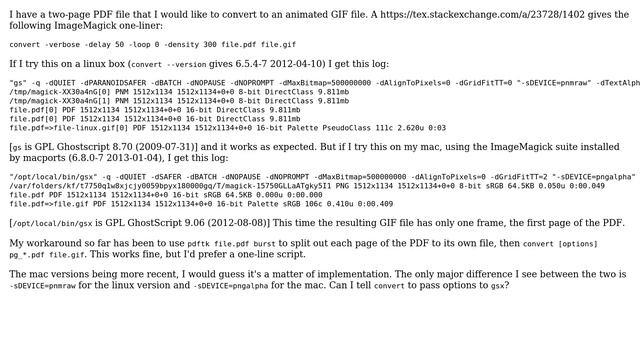 Apple: ImageMagick - Convert multipage pdf to animated gif смотреть онлайн