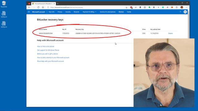 Find Your Lost Bitlocker Recovery Key in Your Microsoft Account смотреть онлайн