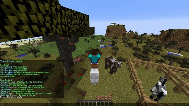 Give your horse abilities and upgrade it in Minecraft with MCMMO Horses Plugin смотреть онлайн