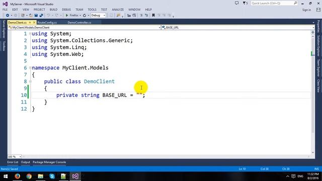Client Side Consume ASP.NET Web API Server смотреть онлайн