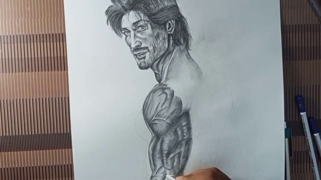 Realistic Sketch Of Vidyut Jamwal /pencil heroes смотреть онлайн
