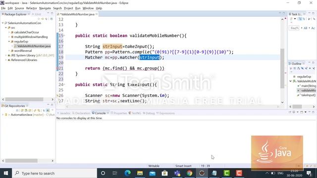 Core Java Regular Expression| Validate Mobile Number using Core java regular expression смотреть онлайн