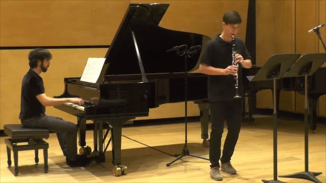 Adam Goldstein , Clarinet Sonata, Op 167 Saint Saëns, Camille I movement смотреть онлайн