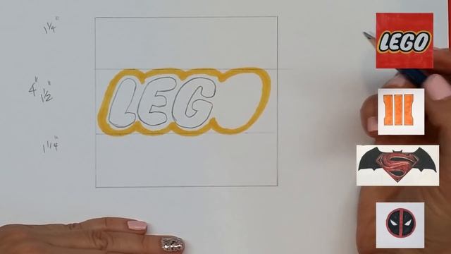 How to Draw the LEGO logo Step by Step смотреть онлайн