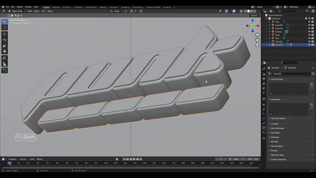 Metallic text in Blender смотреть онлайн
