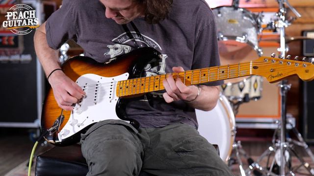 No Talking...Just Tones | Fender Custom Shop Limited '55 Strat Relic 2 Tone Sunburst смотреть онлайн