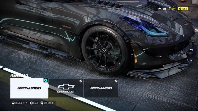 NFS Heat Chevrolet Corvette Grand Sport Customization смотреть онлайн