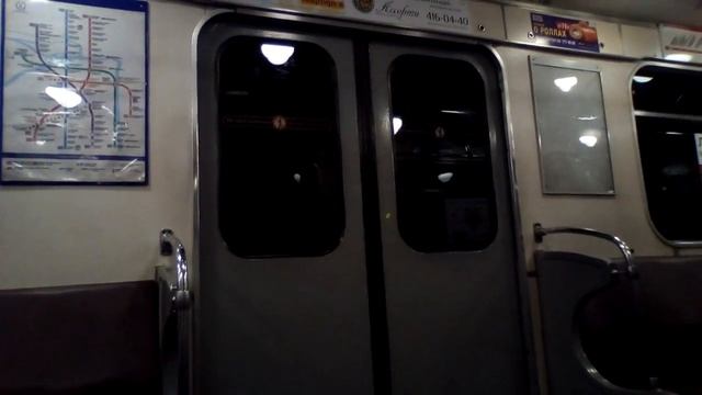 Метро Санкт-Петербурга 4:1 линия От Гражданского проспекта до Девяткино на Ем-501 №6288 смотреть онлайн