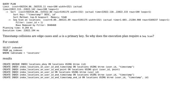 Databases: Efficient predictable ordering in PostgreSQL смотреть онлайн