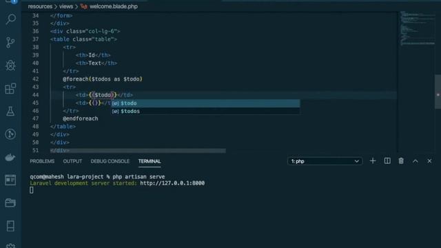 CRUD in Laravel PHP step by step смотреть онлайн