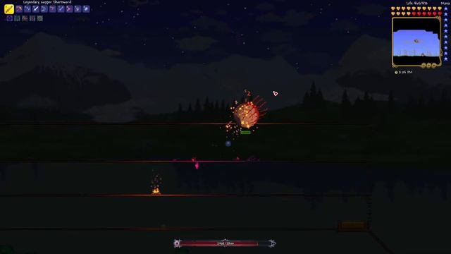 Can you defeat Eye of Cthulu with a Copper Shortsword and Pre-Bosses loot? || Terraria смотреть онлайн