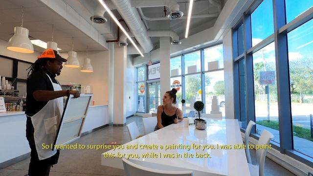 Employee surprising customers with hidden talent (Part 2) смотреть онлайн