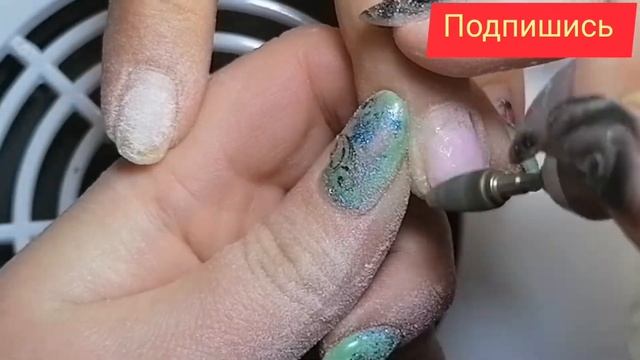 2 коррекции в одном видео. преображение широкие ногти. светоотражающий кошачий глаз смотреть онлайн