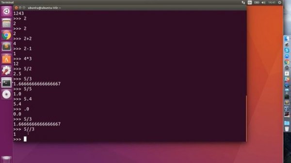 Курс по Python. 1.1 Основы. Использования интерпретатора Python в качестве калькулятора