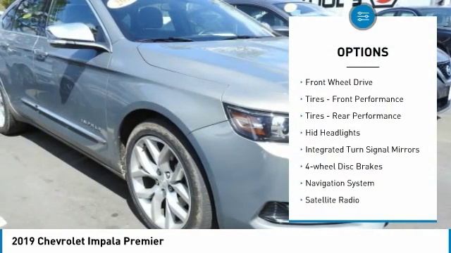 2019 Chevrolet Impala WC4833 смотреть онлайн