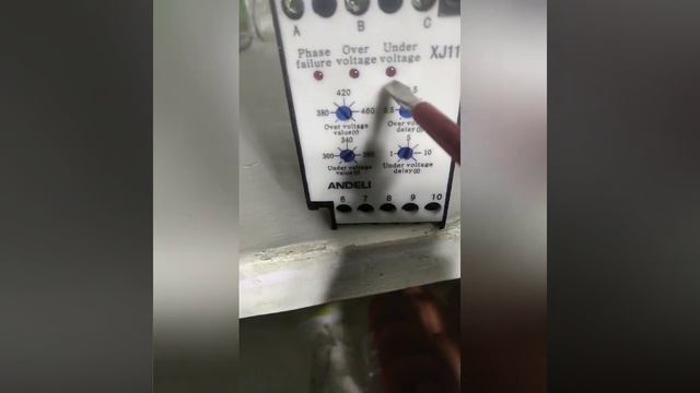 ANDELI XJ11 RKF RELE KONTROL FAZA 3FAZA  DVIGATELLAR UCHUN TARMOQ UZILISHDAN HIMOYALASH