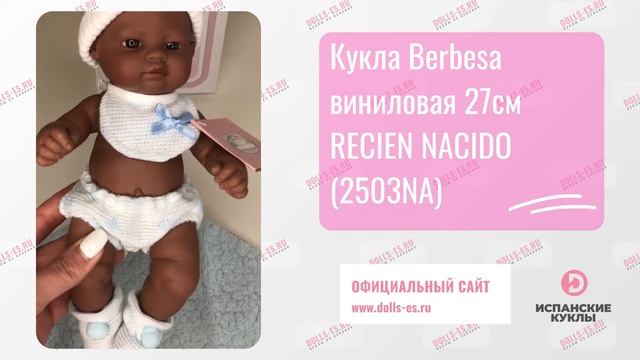 Кукла Berbesa виниловая 27см RECIEN NACIDO (2503NA) смотреть онлайн